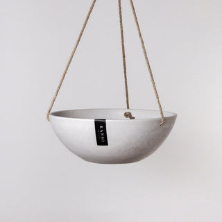 12" Signature Stone Hanging Planter Pot