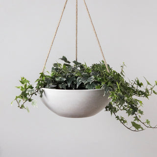 12" Signature Stone Hanging Planter Pot