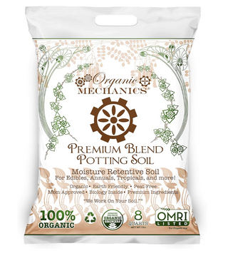 Organic Mechanics, Premium Blend  Potting Soil- 8 Quart