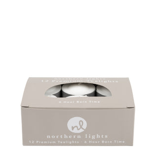 Unfragranced Tealights - 12pc Box