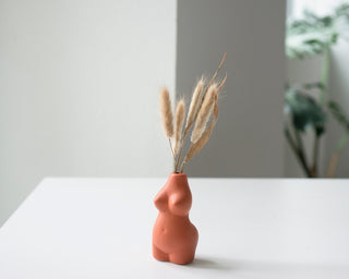 Curvy Figure Bud Vase